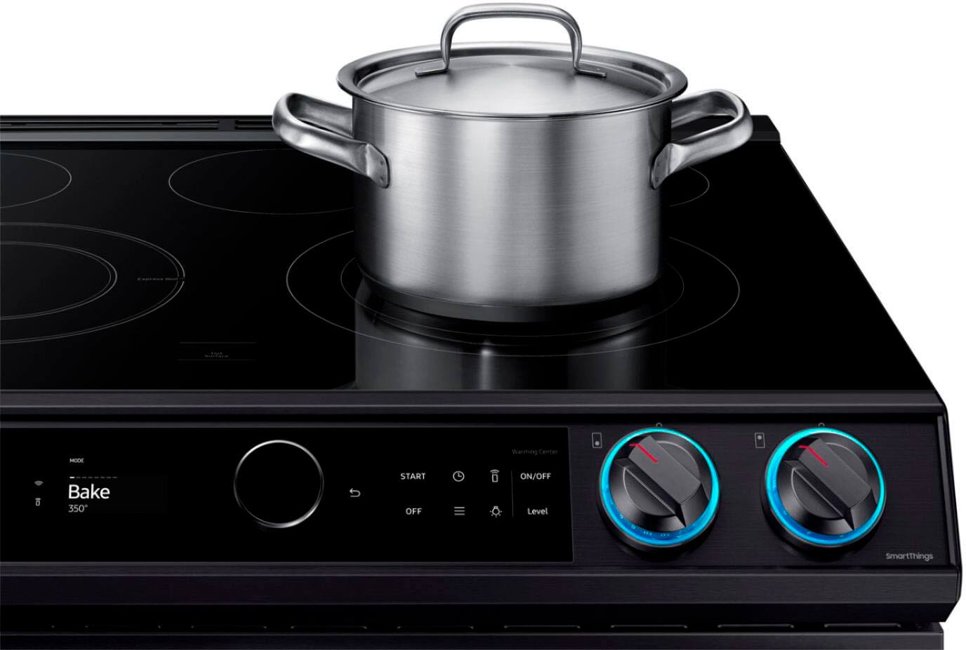 Best Buy Samsung OBX 6.3 cu. ft. Flex Duo Front Control Slidein Electric Range with Smart Dial