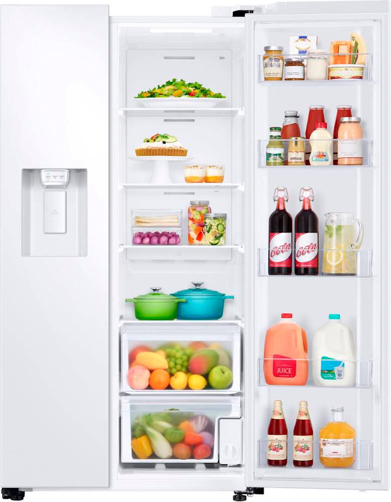 Best Buy Samsung OBX 27.4 Cu. Ft. SidebySide Refrigerator White OBX