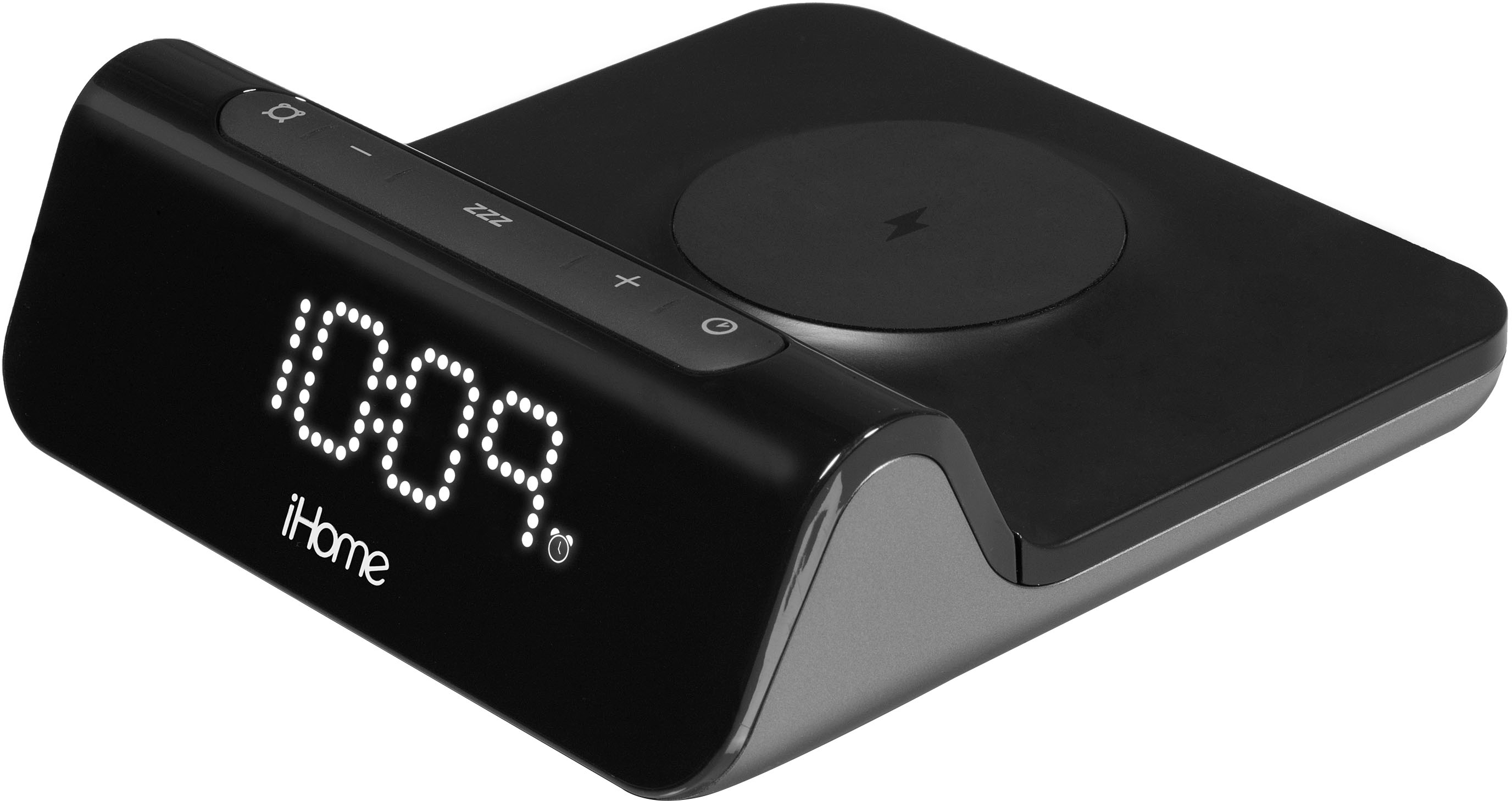Ihome Powervalet Compact Alarm Clock With Qi Wireless Charging And Usb, Home Audio, Electronics