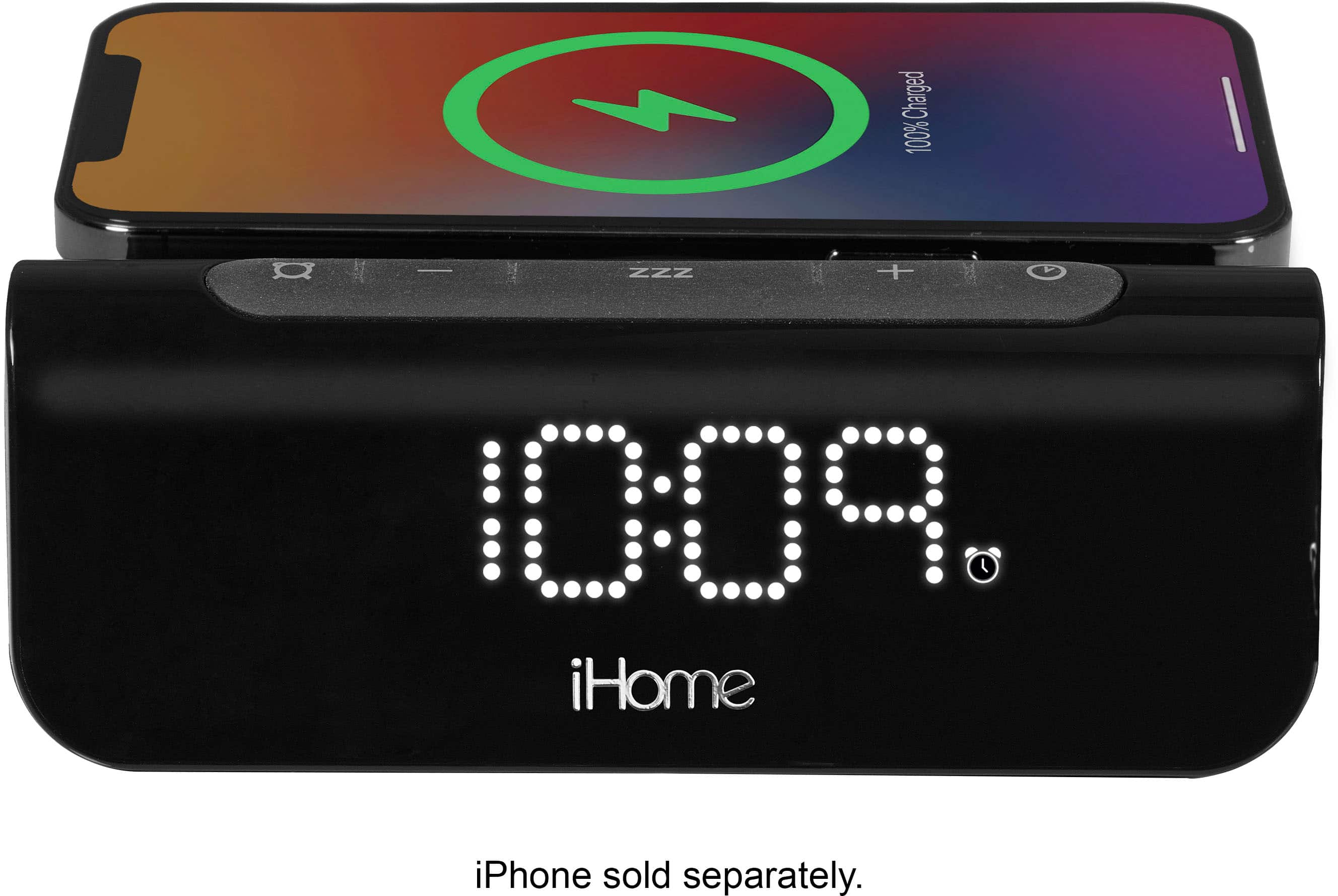 Alt View 11. iHome - POWERVALET PRO 3 in 1 Magnetic Fast Wireless Charger - Black.