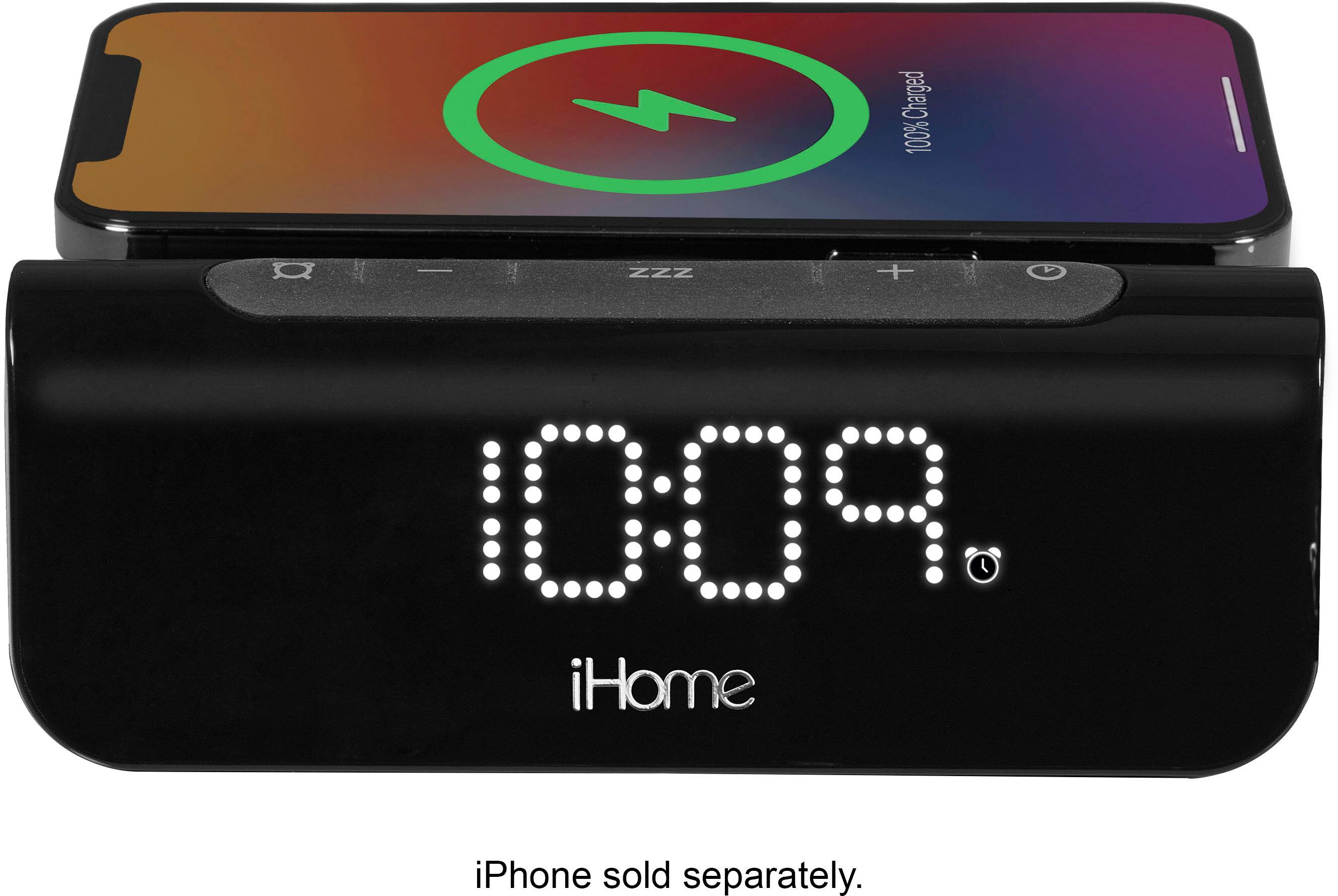 Alt View 11. iHome - POWERVALET PRO 3 in 1 Magnetic Fast Wireless Charger - Black.