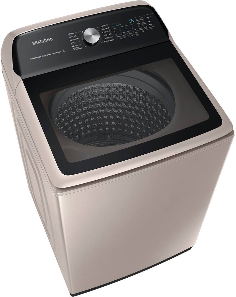 Best Buy Samsung OBX 5.2 cu. ft. Large Capacity Smart Top Load Washer with Super Speed Wash