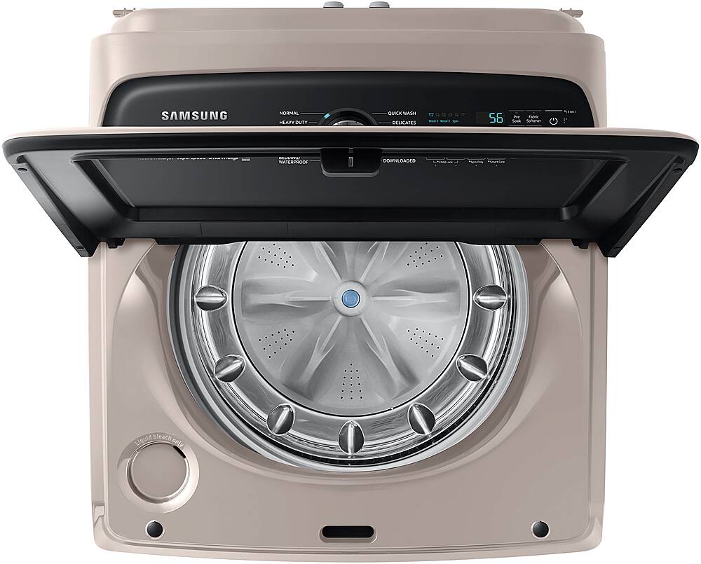 Best Buy Samsung OBX 5.2 cu. ft. Large Capacity Smart Top Load Washer with Super Speed Wash