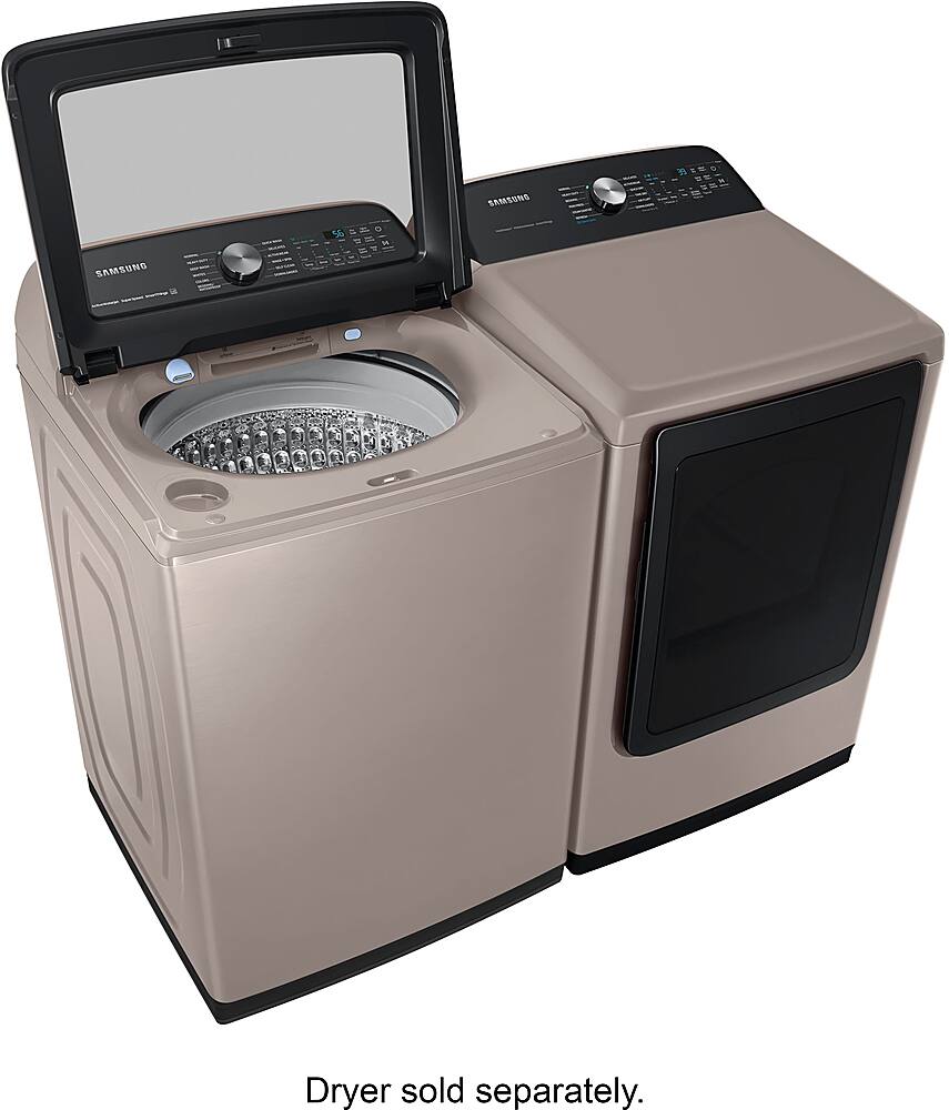 Best Buy Samsung OBX 5.2 cu. ft. Large Capacity Smart Top Load Washer with Super Speed Wash