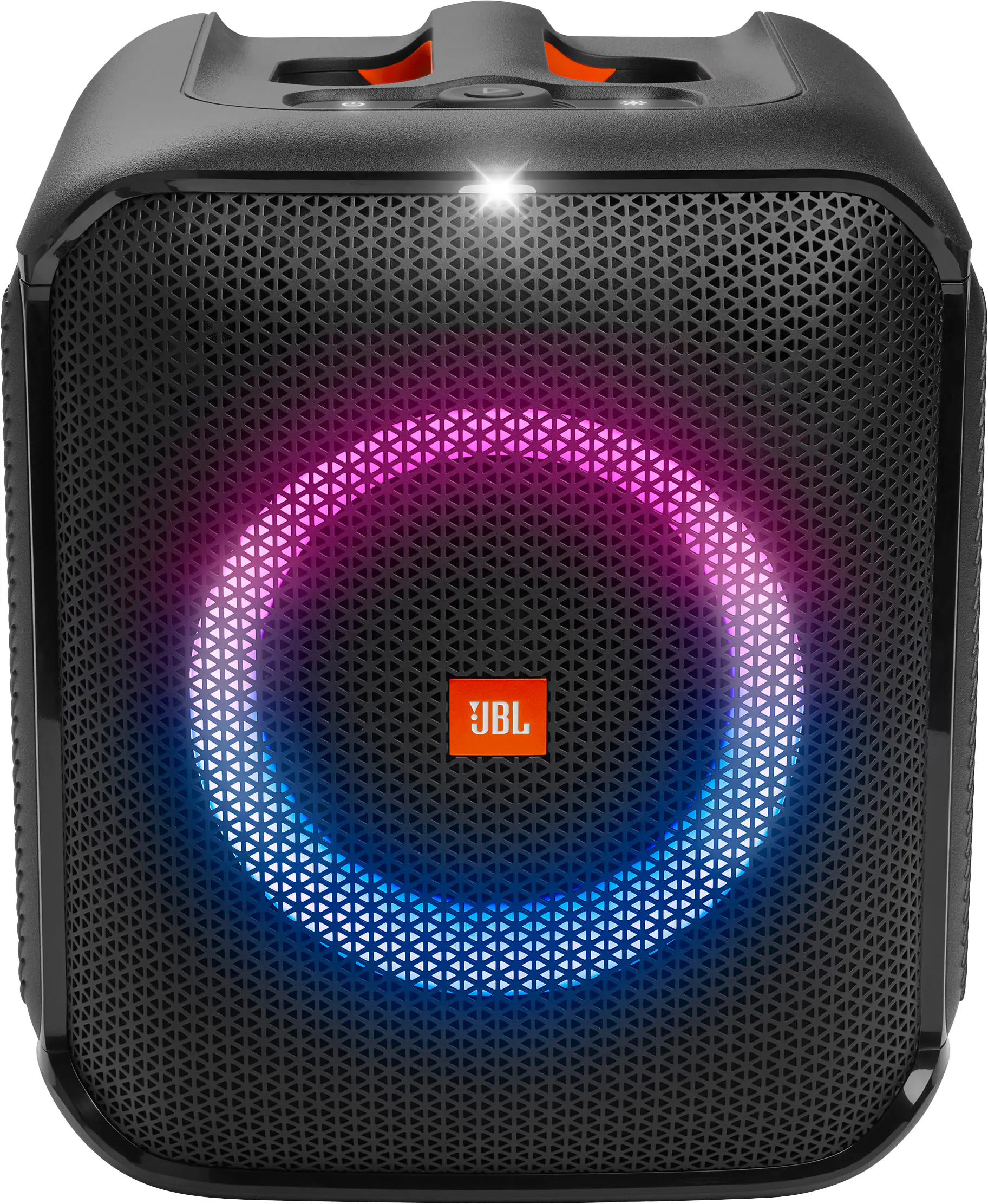 Front. JBL - Partybox Encore Essential Portable Wireless Party Speaker - Black.