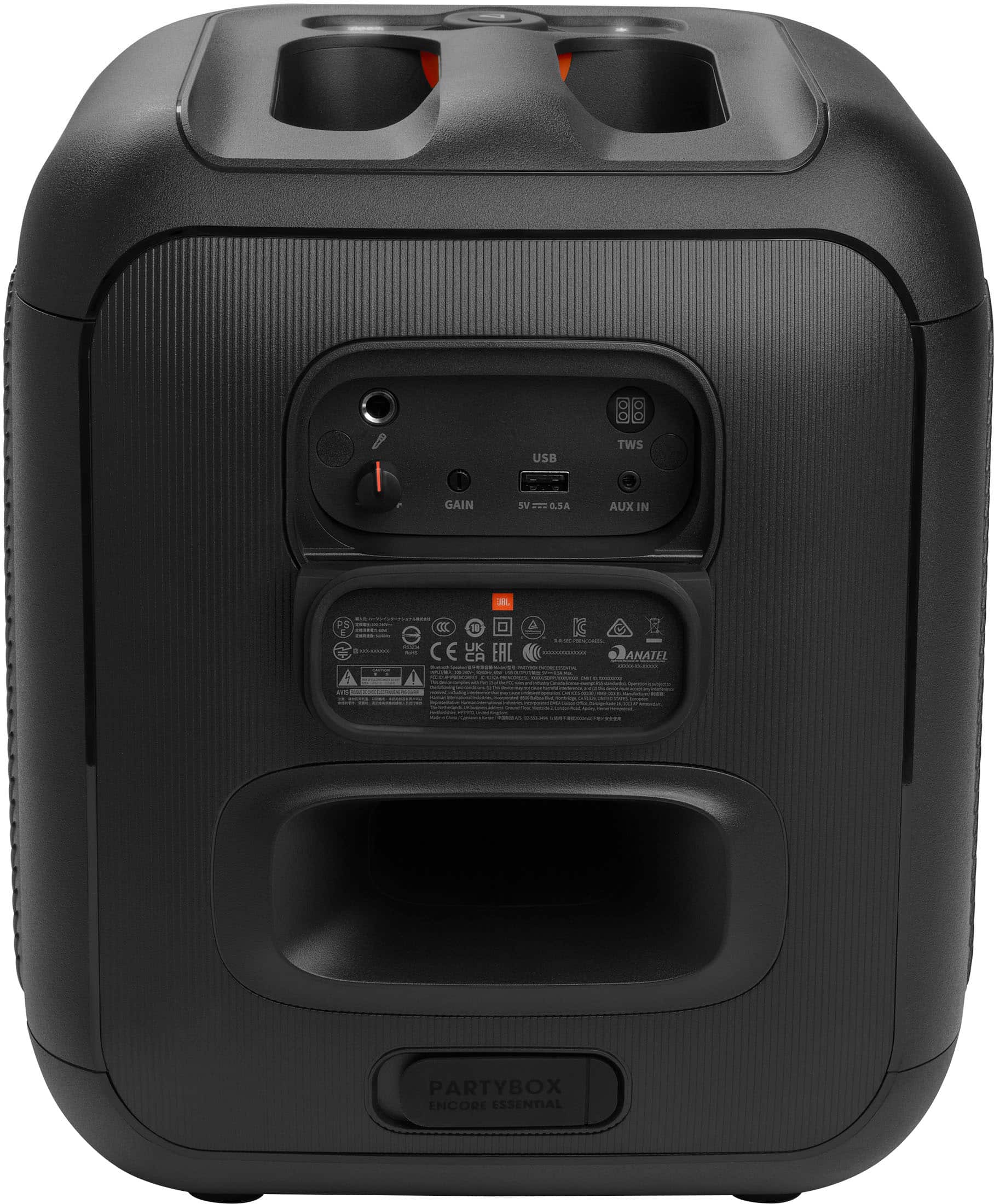 Alt View 13. JBL - Partybox Encore Essential Portable Wireless Party Speaker - Black.
