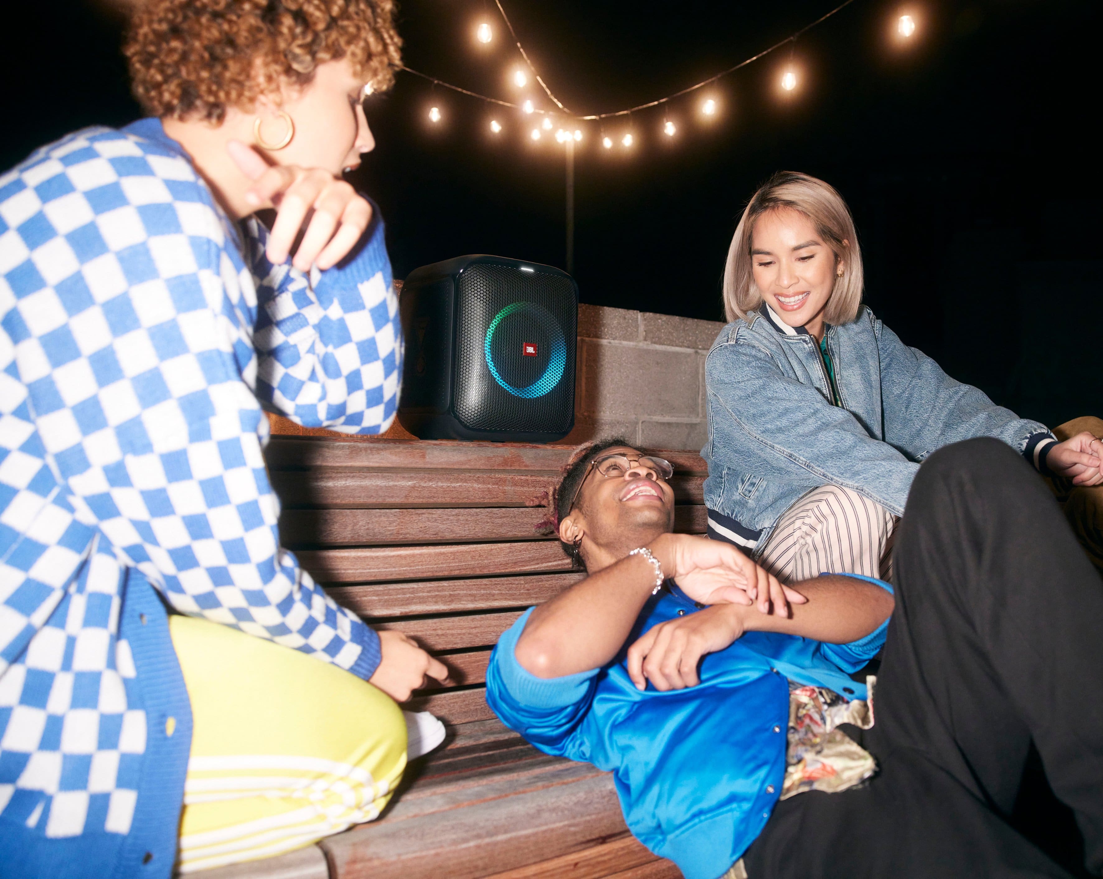 Alt View 21. JBL - Partybox Encore Essential Portable Wireless Party Speaker - Black.