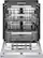 Alt View 12. LG - 24" Top Control Smart Built-In Stainless Steel Tub Dishwasher with 3rd Rack, QuadWash Pro and 42dba - PrintProof Stainless steel.