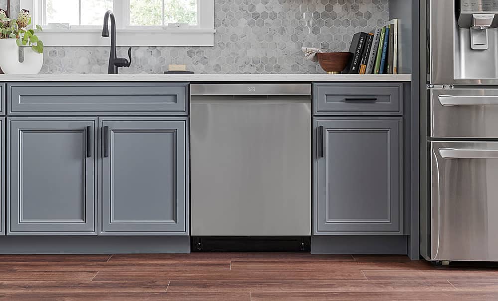 Alt View 31. LG - 24" Top Control Smart Built-In Stainless Steel Tub Dishwasher with 3rd Rack, QuadWash Pro and 42dba - PrintProof Stainless steel.