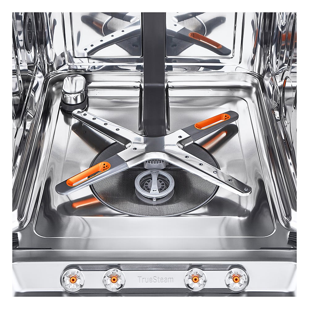 Alt View 25. LG - 24" Top Control Smart Built-In Stainless Steel Tub Dishwasher with 3rd Rack, QuadWash Pro and 42dba - PrintProof Black Stainless steel.