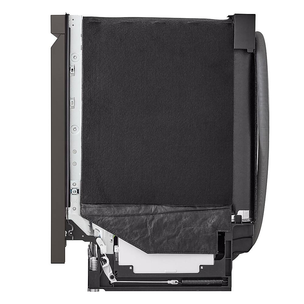 Alt View 28. LG - 24" Top Control Smart Built-In Stainless Steel Tub Dishwasher with 3rd Rack, QuadWash Pro and 42dba - PrintProof Black Stainless steel.