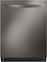 LG - 24" Top Control Smart Built-In Stainless Steel Tub Dishwasher with 3rd Rack, QuadWash Pro and 42dba - Black Stainless Steel