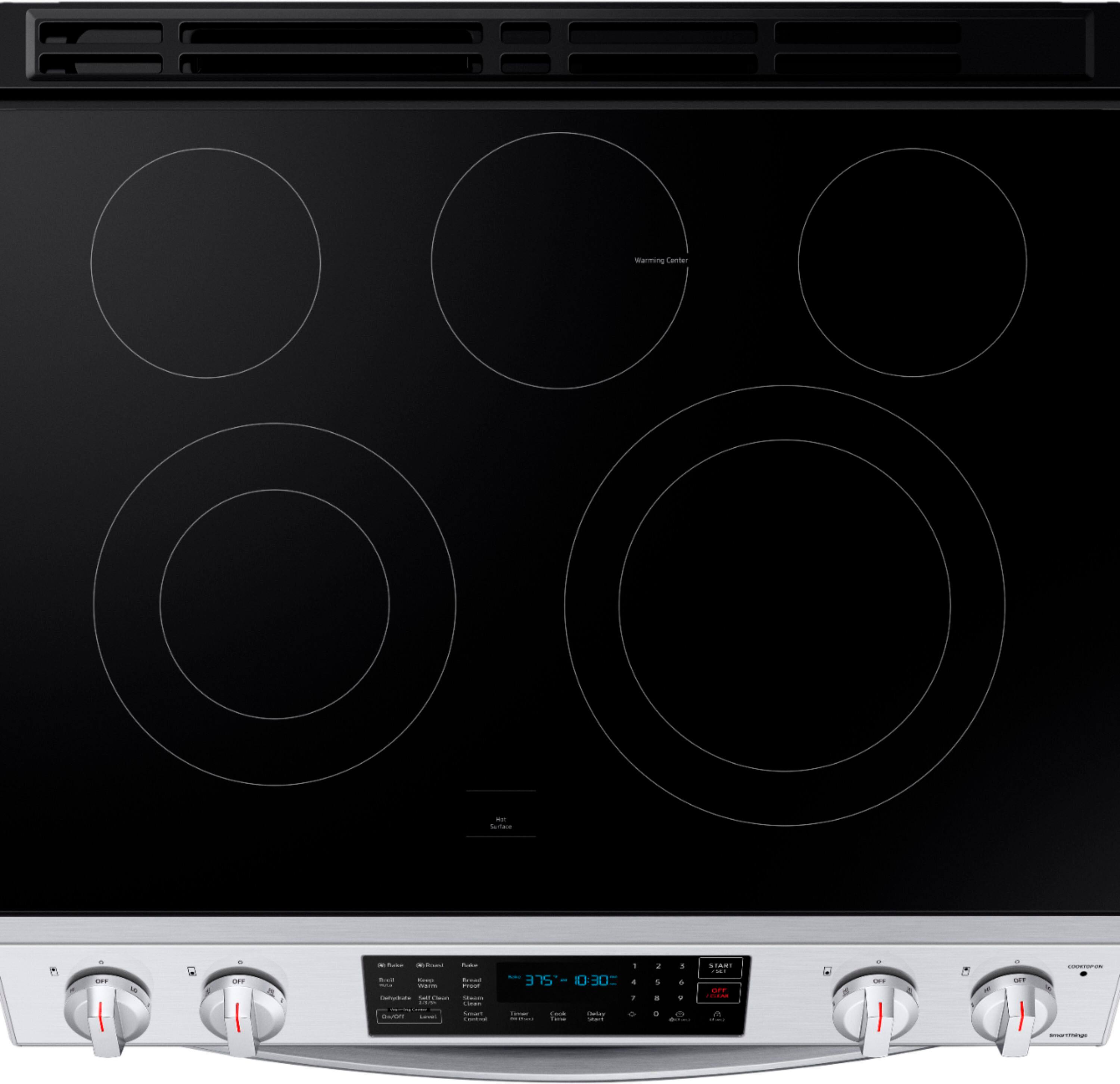 Best Buy Samsung OBX 6.3 cu. ft. Front Control Slidein Electric Range