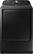 Front. Samsung - OBX 7.4 cu. ft. Smart Electric Dryer with Steam Sanitize+ - Brushed Black.