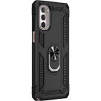 SaharaCase - Military Kickstand Series Case for Motorola Moto G Stylus 5G (2022) - Black - Angle_Zoom