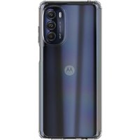 SaharaCase - Hybrid-Flex Hard Shell Series Case for Motorola Moto G Stylus 5G (2022) - Clear - Front_Zoom