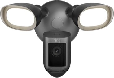 Ring - Floodlight Cam Wired Pro Outdoor Wireless 1080p Surveillance Camera - Graphite - Front_Zoom