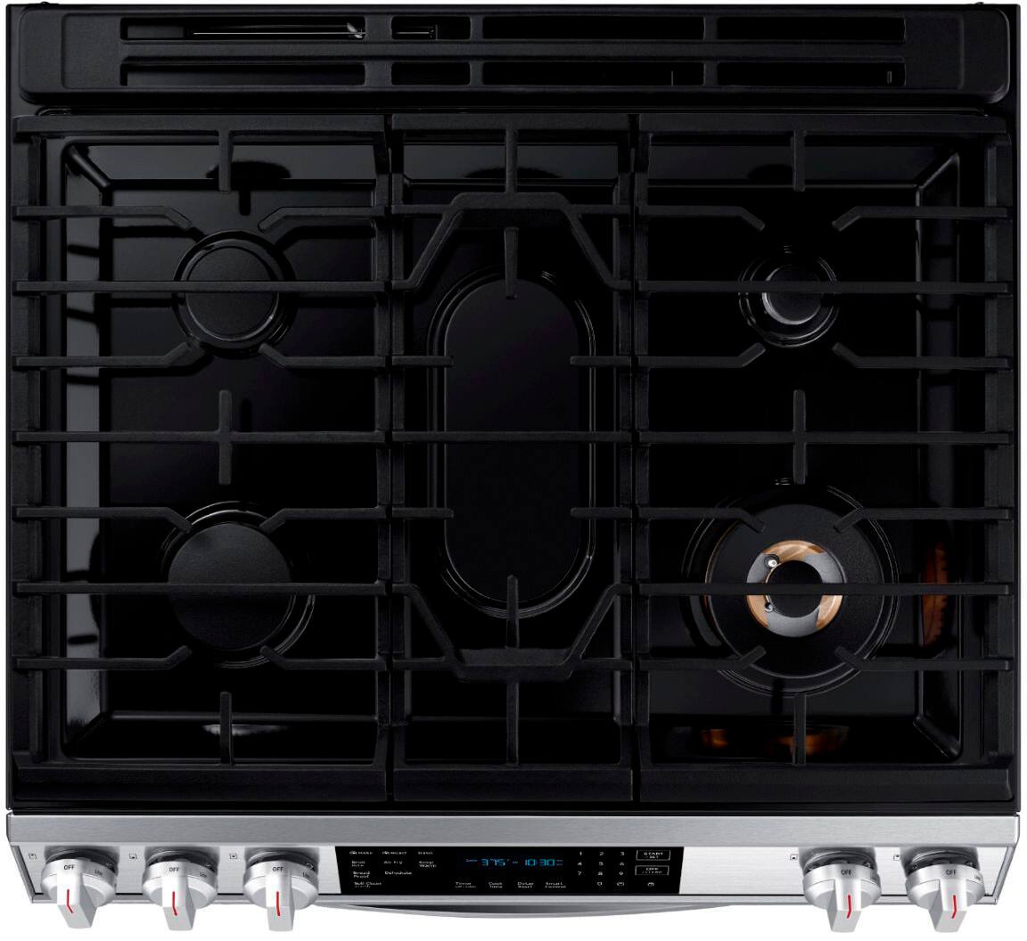 Best Buy Samsung OBX 6.0 cu. ft. Front Control SlideIn Gas Convection