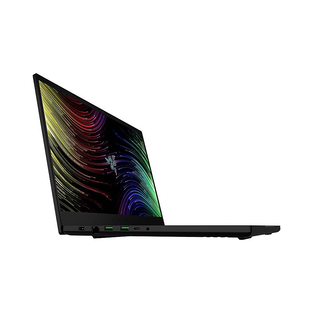 Angle. Razer - Blade 17 - 17.3" Gaming Laptop - QHD 240Hz - Intel Core i9 - NVIDIA GeForce RTX 3070 Ti - 16GB RAM - 1TB SSD - Black.
