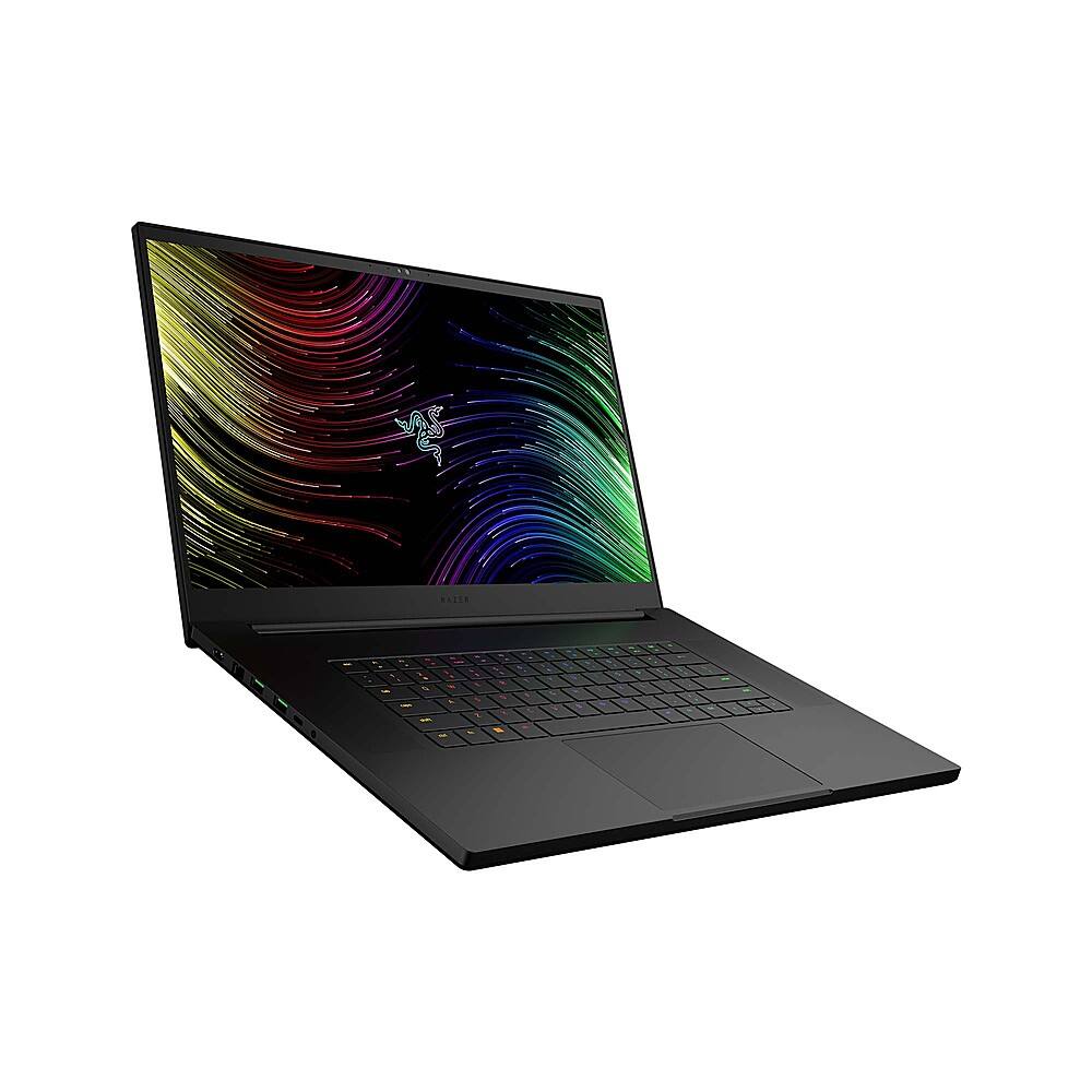 Left. Razer - Blade 17 - 17.3" Gaming Laptop - QHD 240Hz - Intel Core i9 - NVIDIA GeForce RTX 3070 Ti - 16GB RAM - 1TB SSD - Black.