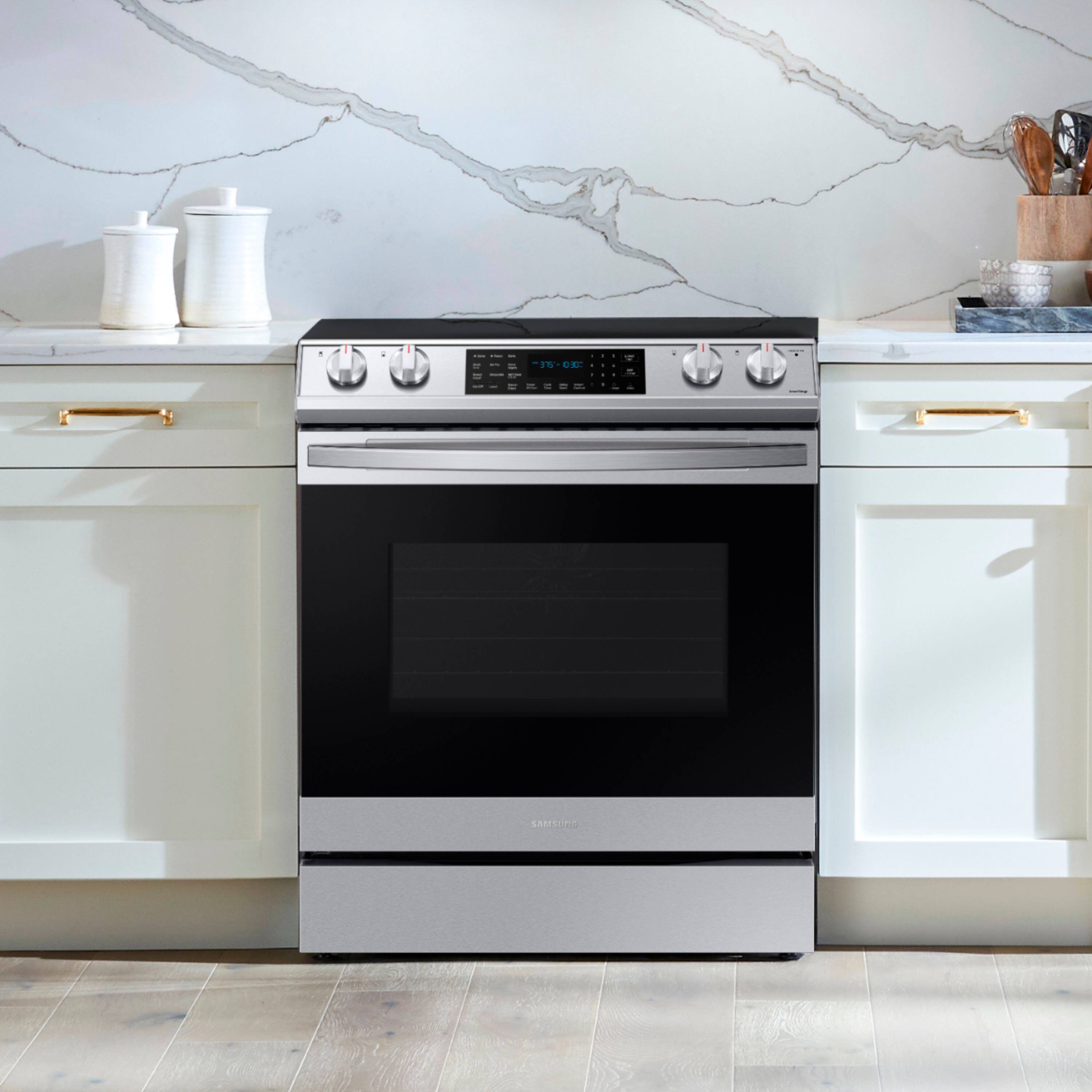 Best Buy Samsung OBX 6.3 cu. ft. Front Control SlideIn Electric