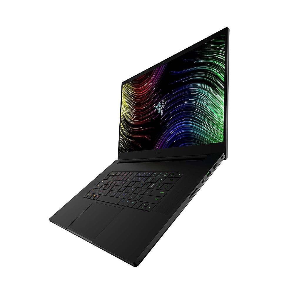 Alt View 4. Razer - Blade 17 - 17.3" Gaming Laptop - UHD 144Hz - Intel Core i9 - NVIDIA GeForce RTX 3070 Ti - 32GB RAM - 1TB SSD - Black.