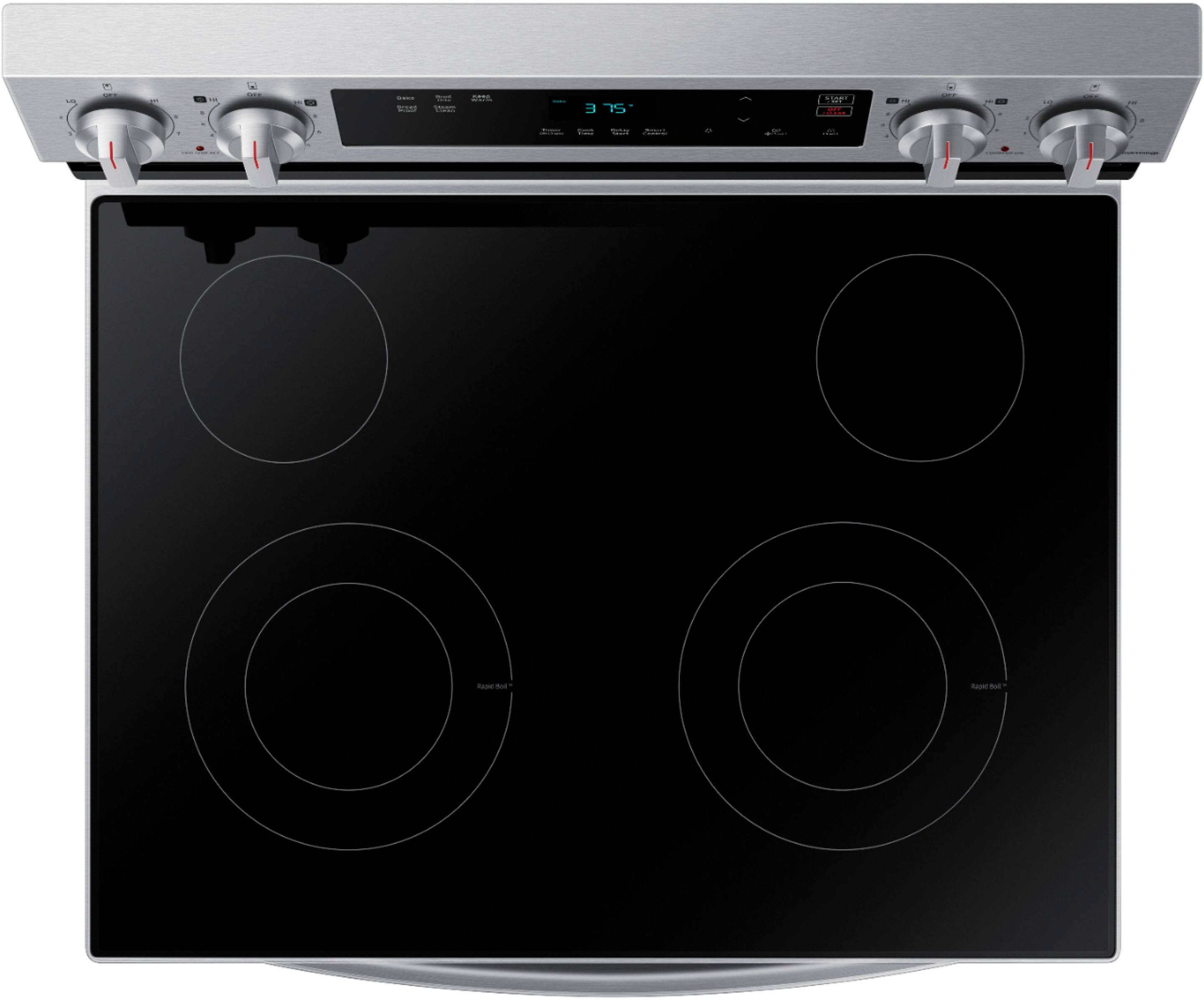 Samsung OBX 6.3 cu. ft. Freestanding Electric Range with WiFi and Steam