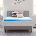 Angle. Sealy - Essentials 3 Inch Mattress Topper, Full - Blue.