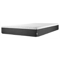 Sealy - Essentials 12 Inch Memory Foam Mattress in a Box, Soft, California King - White - Front_Zoom