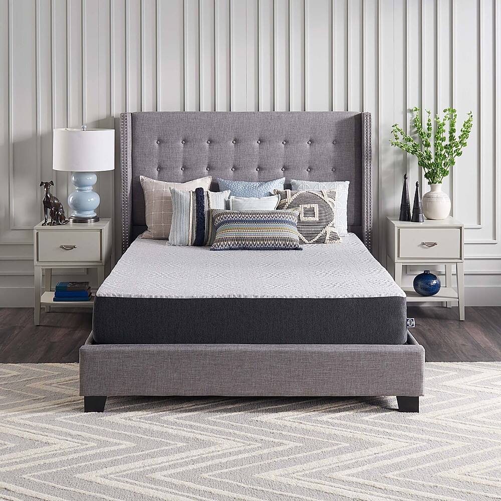 Sealy Essentials 10 Inch Hybrid Mattress in a Box, Medium, Full White