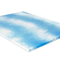 Sealy Essentials 2 Inch Mattress Topper, Twin XL - Blue - Front_Zoom