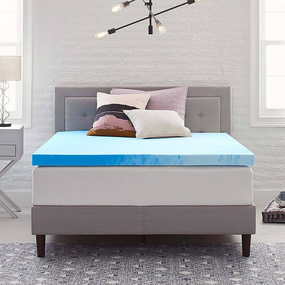 Best Buy Sealy Essentials 3 Inch Mattress Topper, Twin Blue F0200223TW0