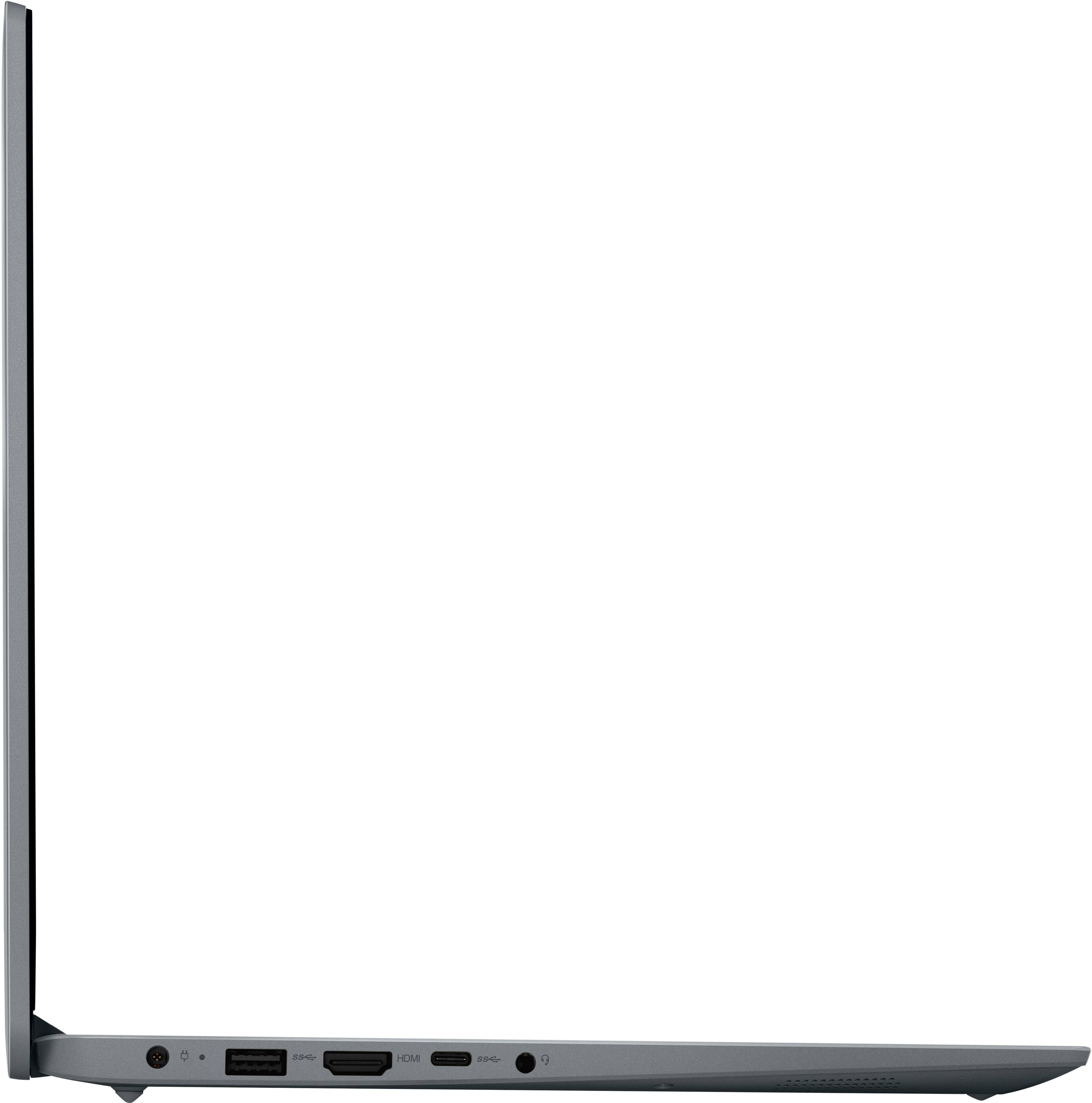 Alt View 12. Lenovo - Ideapad 1 15.6" HD Laptop - Athlon Silver 3050U  - 4GB Memory - 128GB eMMC - Cloud Grey.