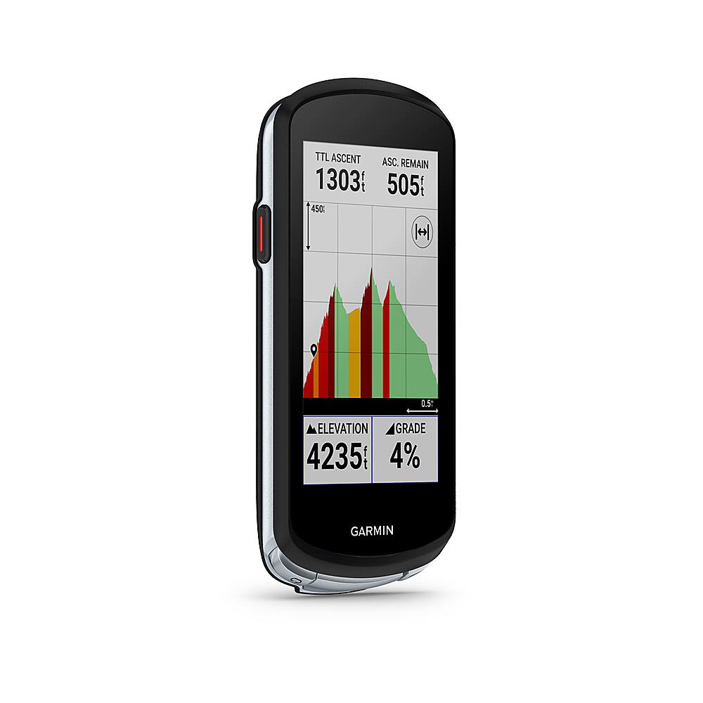 Angle. Garmin - Edge 1040 3.5" Bike GPS with Built-In Bluetooth - Black.