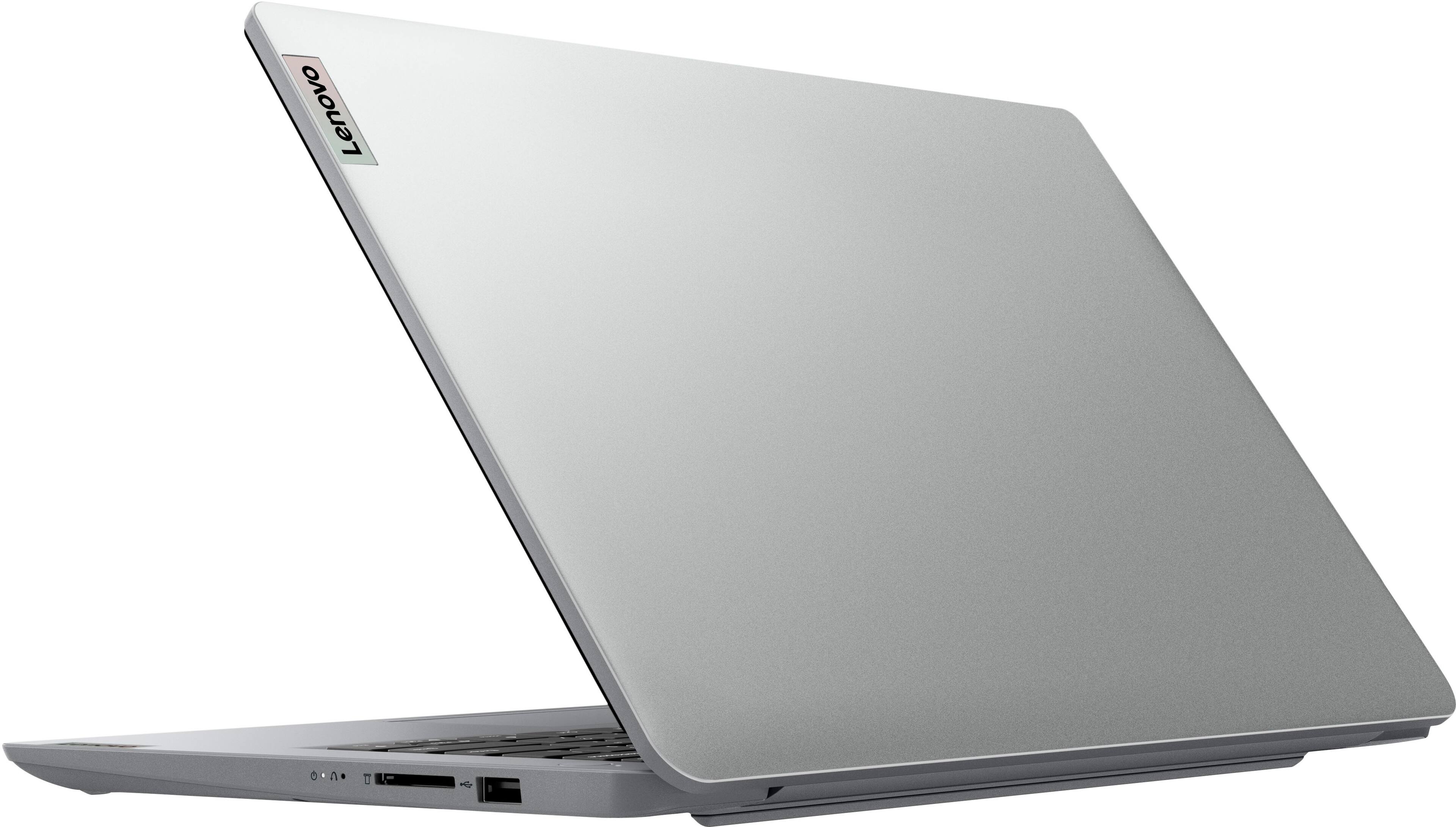 Alt View 1. Lenovo - Ideapad 1i 14.0" HD Laptop - Celeron N4020 - 4GB Memory - 64GB eMMC - Cloud Grey.