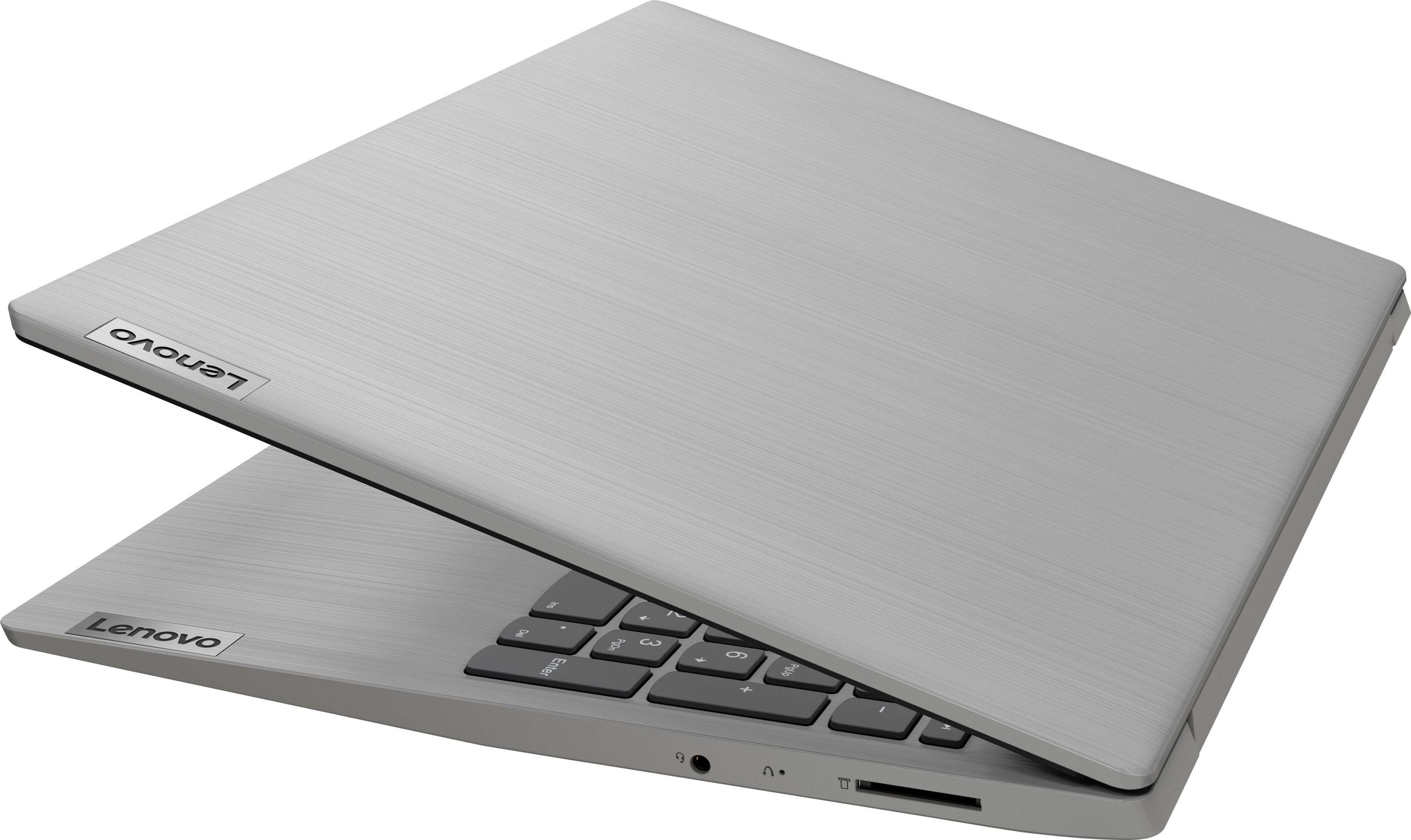 Alt View 1. Lenovo - Ideapad 3i 15.6" HD Touch Laptop - Core i3-1115G4 - 8GB Memory - 256GB SSD - Platinum Grey.