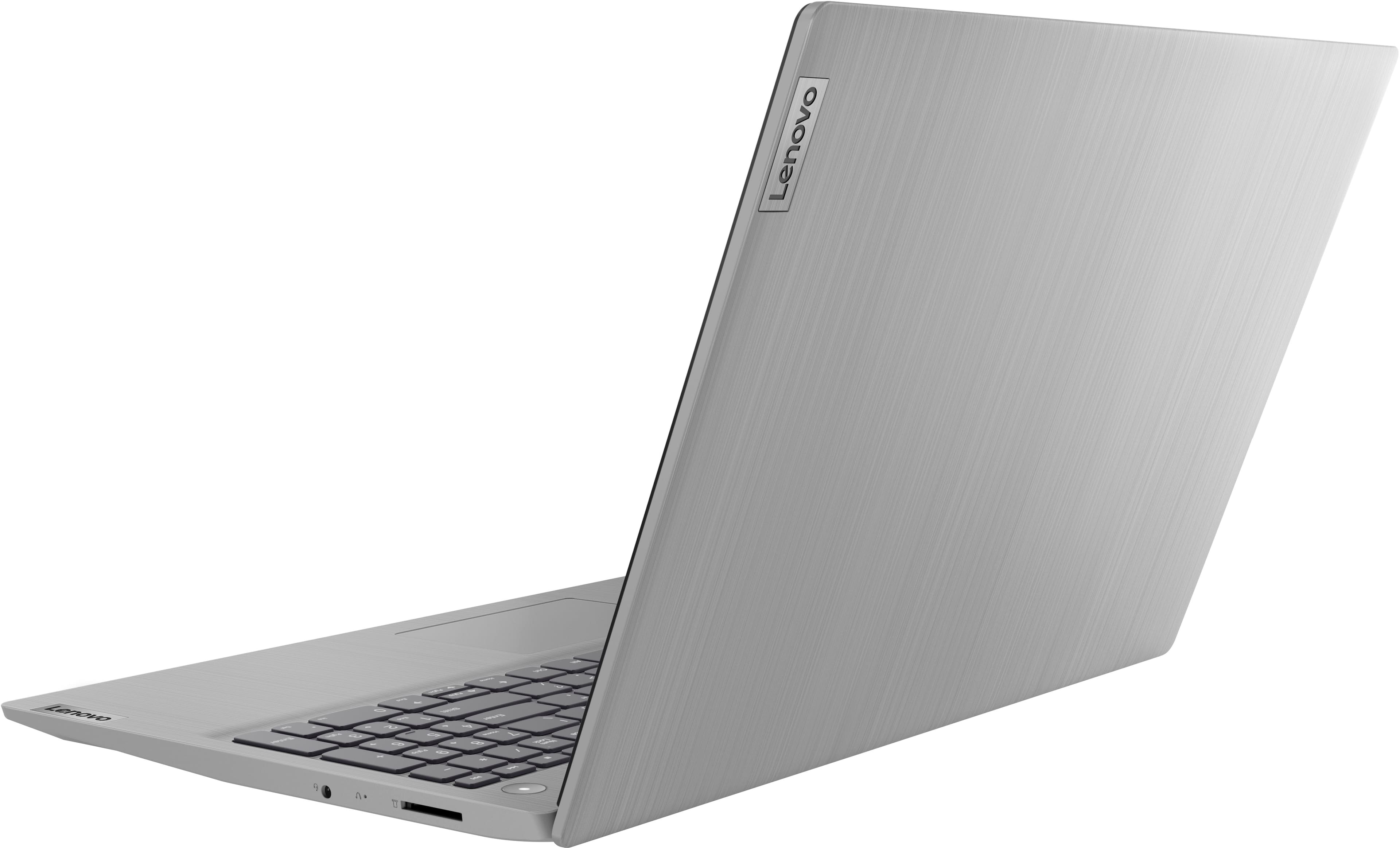 Alt View 4. Lenovo - Ideapad 3i 15.6" HD Touch Laptop - Core i3-1115G4 - 8GB Memory - 256GB SSD - Platinum Grey.