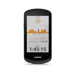 Garmin - Edge 1040 Solar 3.5" Bike GPS with Built-In Bluetooth - Black