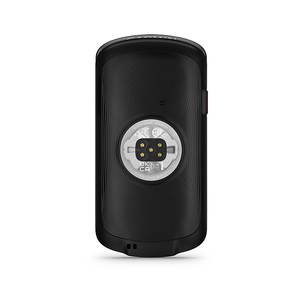 Alt View 11. Garmin - Edge 1040 Solar 3.5" Bike GPS with Built-In Bluetooth - Black.