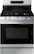 Front. Samsung - OBX 6.0 cu. ft. Freestanding Gas Range with WiFi, No-Preheat Air Fry & Convection - Stainless Steel.