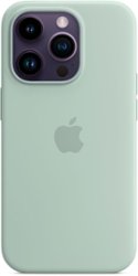 Apple - iPhone 14 Pro Silicone Case with MagSafe - Succulent - Front_Zoom