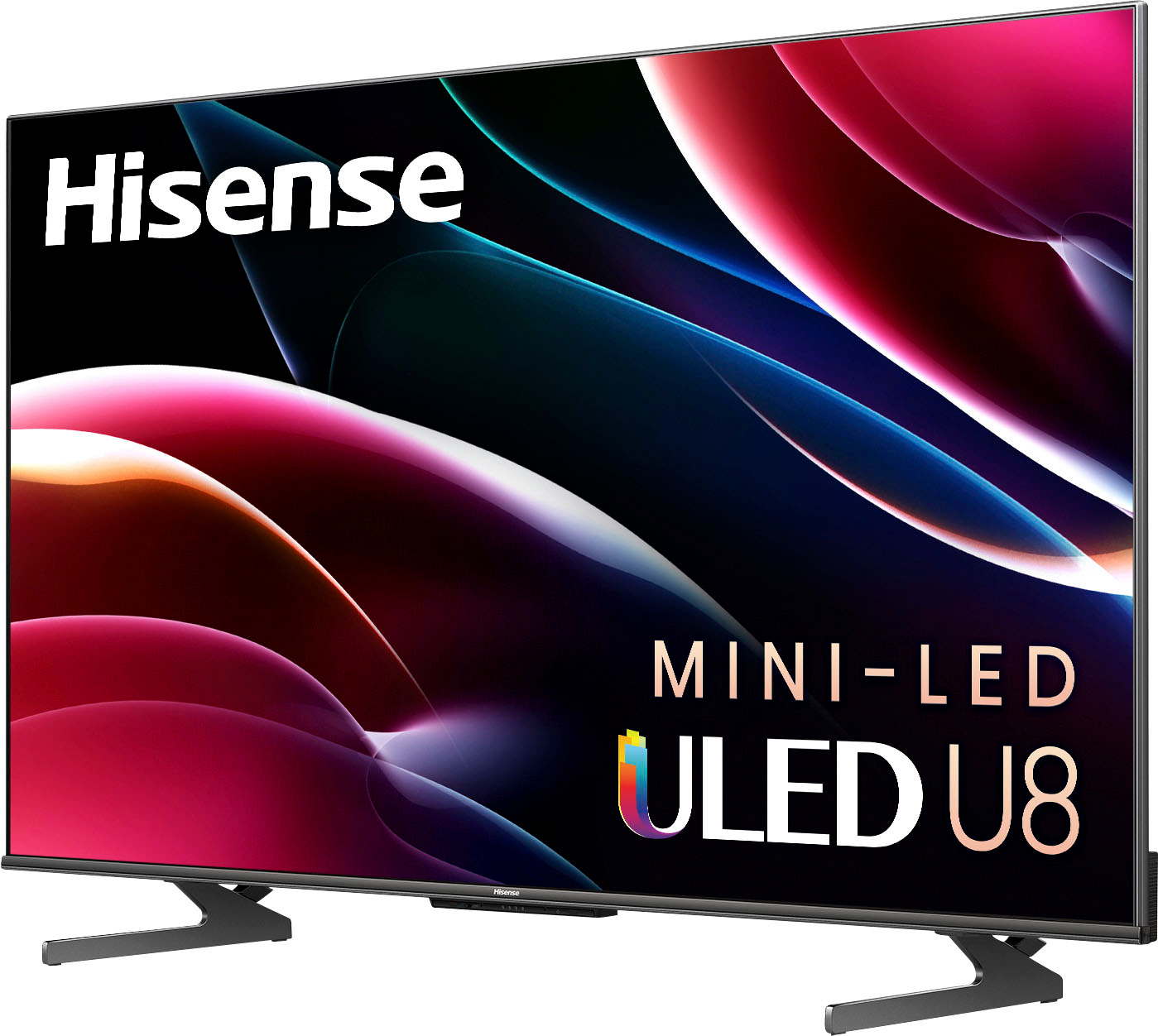 Hisense 55 Inch ULED Mini-LED Smart TV 55U7KQTUK - 144Hz VRR, HDMI 2.1,  Quantum Dot Colour, Dolby Vision IQ, VIDAA, and , Freeview Play