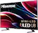 Angle. Hisense - 65" Class U8H Series Mini LED Quantum ULED 4K UHD Smart Google TV - Black.