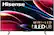 Front. Hisense - 75" Class U8H Series Mini LED Quantum ULED 4K UHD Smart Google TV - Black.