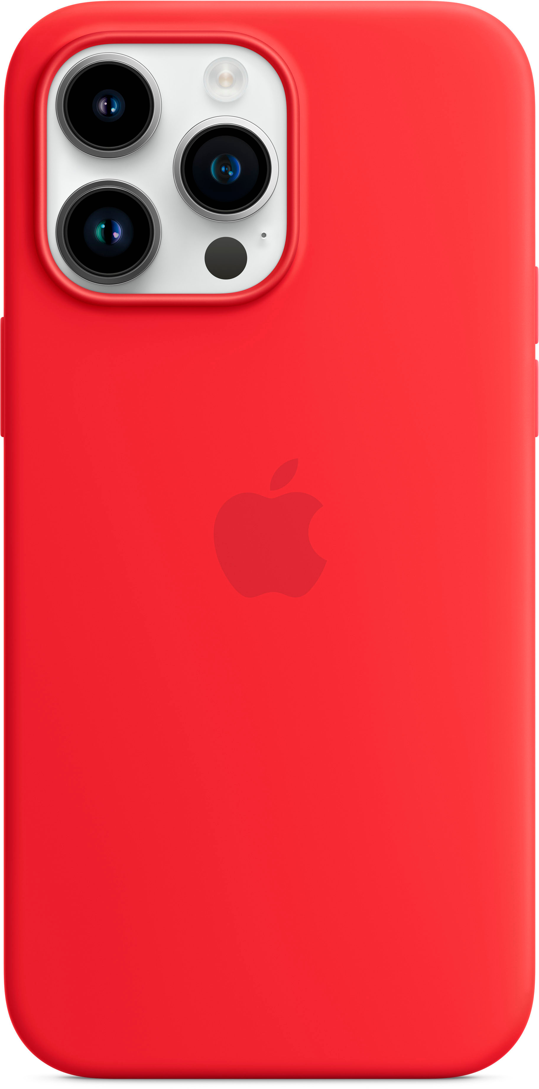 Apple - iPhone 14 Pro Max Silicone Case with MagSafe - (PRODUCT)RED