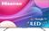 Front. Hisense - 75" Class U7H Series Quantum ULED 4K UHD Smart Google TV - Black.