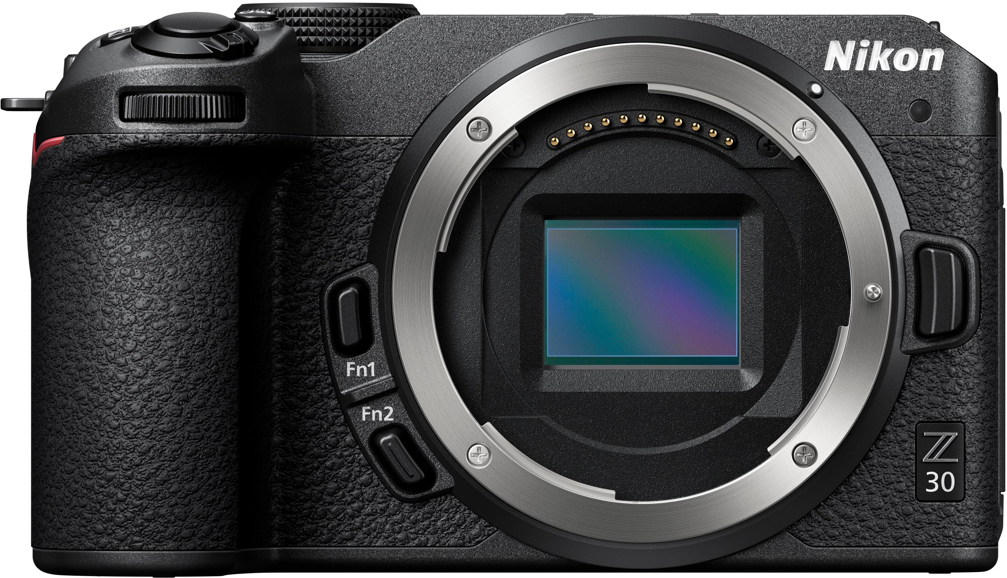 Angle. Nikon - Z 30 4K Video Mirrorless Camera (Body Only) - Black.