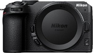 Nikon - Z 30 4K Video Mirrorless Camera (Body Only) - Black - Front_Zoom