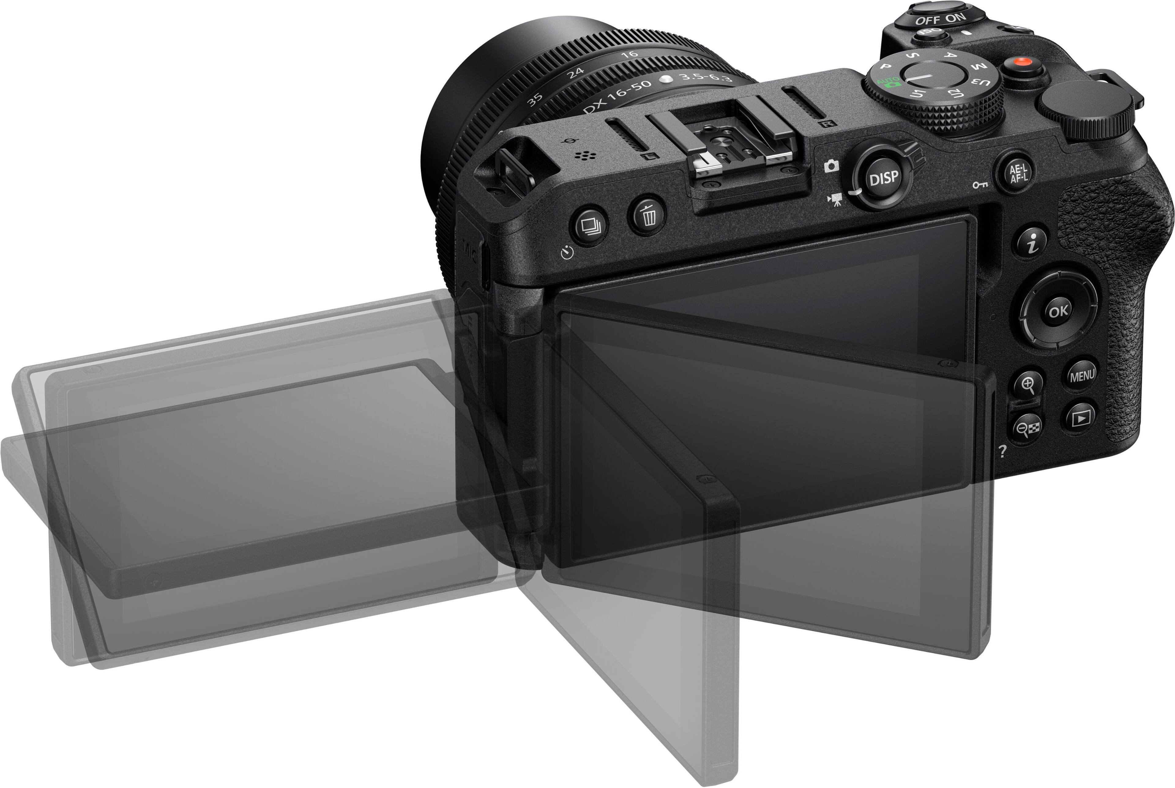 Alt View 11. Nikon - Z 30 4K Video Mirrorless Camera (Body Only) - Black.