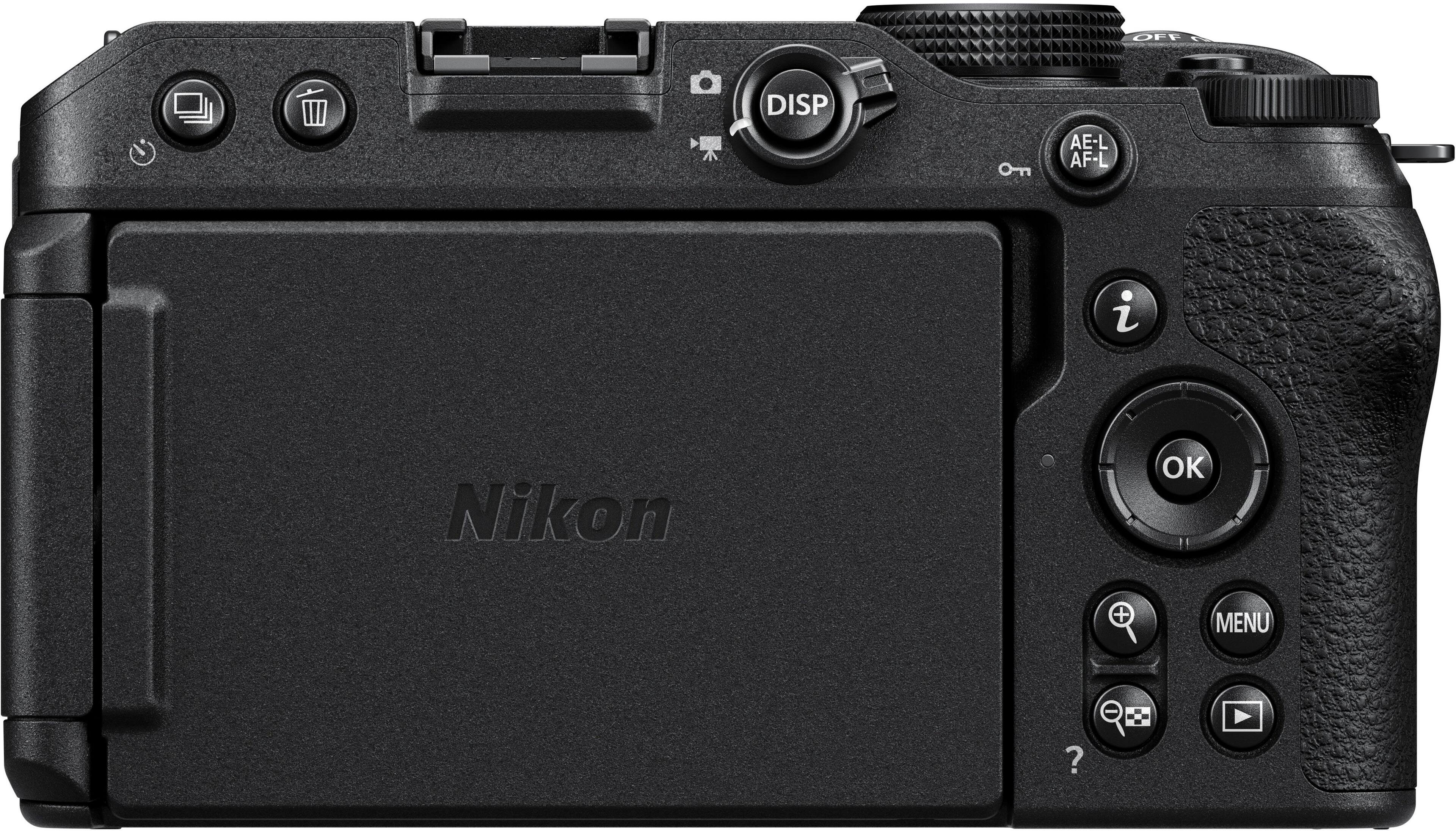 Left. Nikon - Z 30 4K Video Mirrorless Camera (Body Only) - Black.